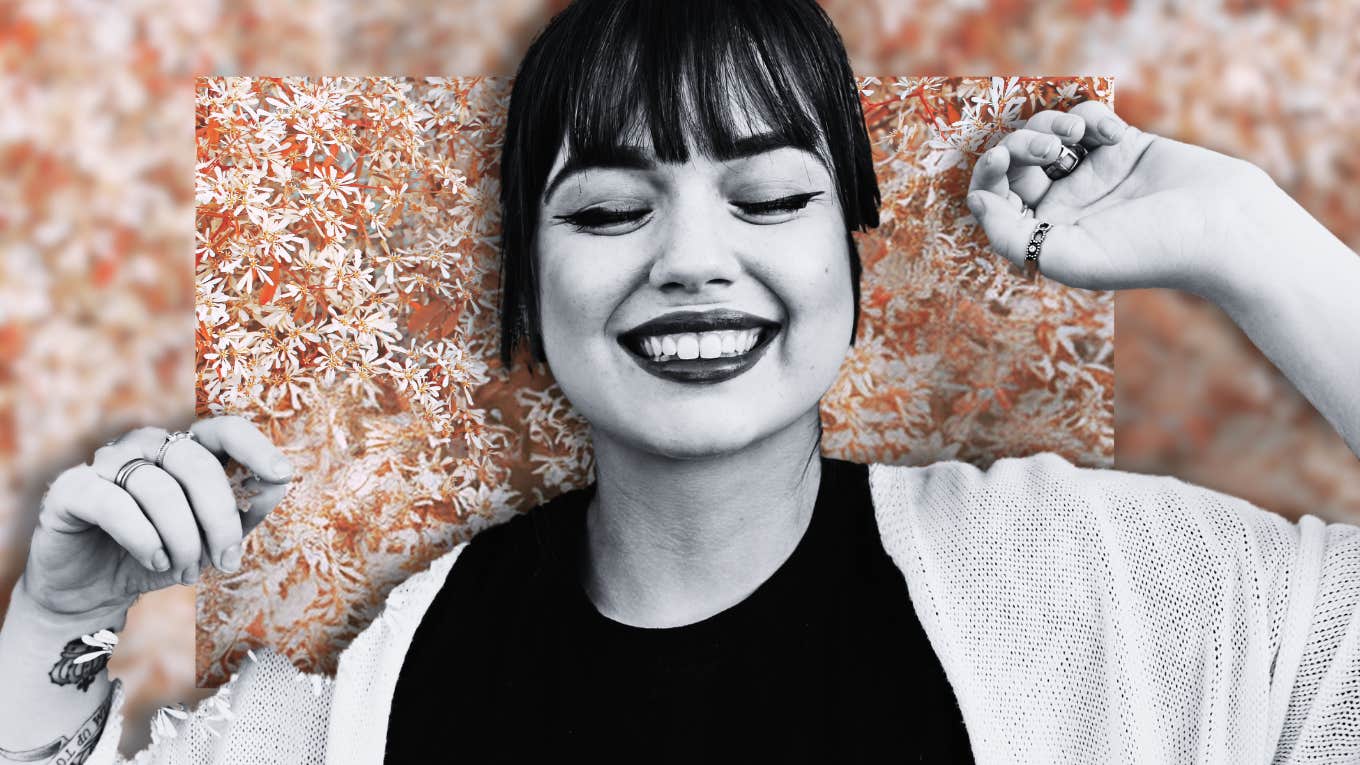 Ways To Relax Your Jaws To Relax Your Smile Woman smiling, relaxing jaw