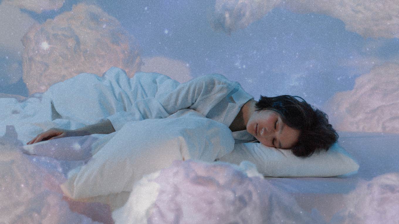 Ways To Manifest Your Dreams Without Saying A Single Word Woman manifests her dreams in her sleep, without saying a word.