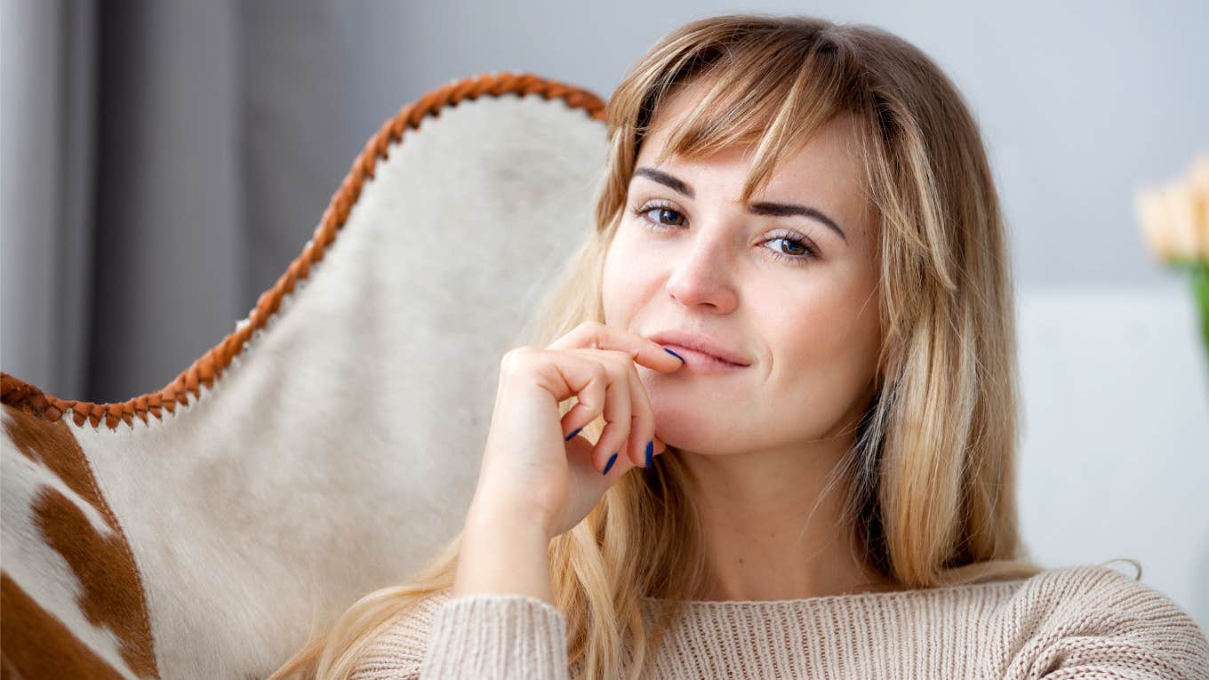 Behaviors That Seem Rude But Are Actually Signs Of A Highly Intelligent Person intelligent woman sitting on couch