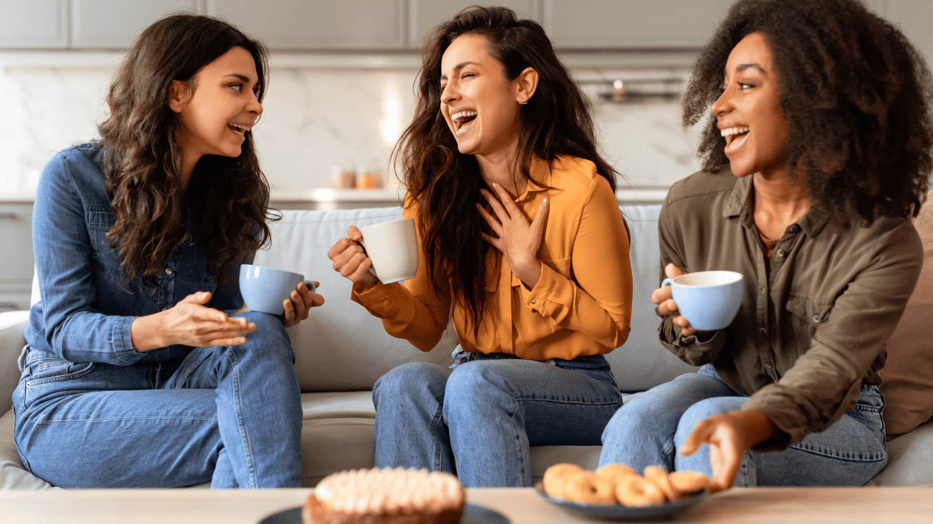 woman speaking for friend because she didn't get the confidence she needed as a child from parents