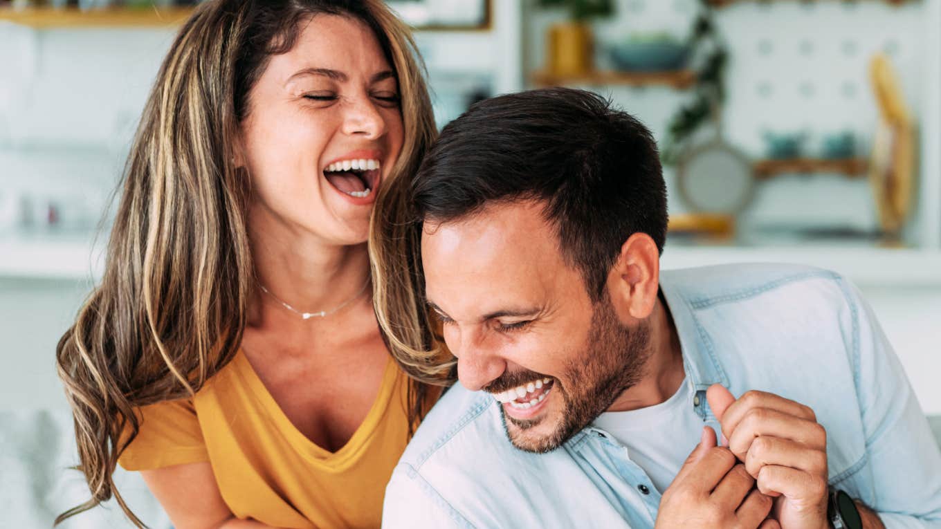 Relationship Experts Say These Are The Biggest Ways Marriage Will Evolve Over the Next Twenty Five Years Couple in a evolved marriage.