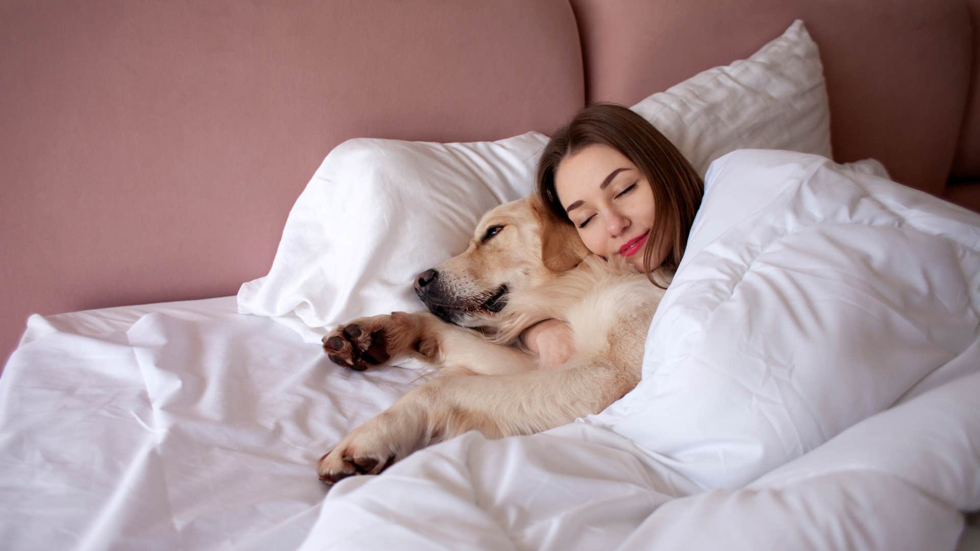 wife relaxing in bed ignoring her responsibilities and being lazy