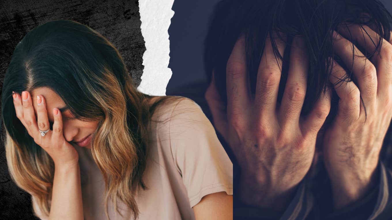The Tiny Addiction That Almost Always Destroys Relationships Depressed couple