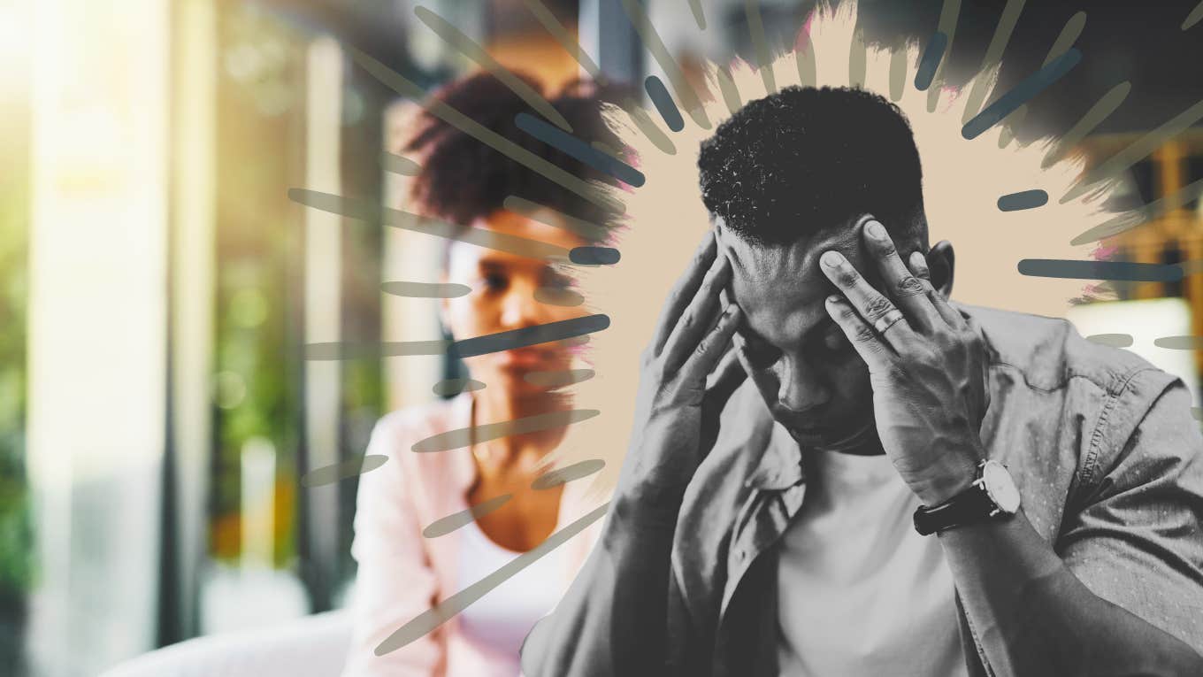 The Toxic Reasons People Can't Admit They're Wrong, According To Experts man unable to apologize after an argument with his girlfriend