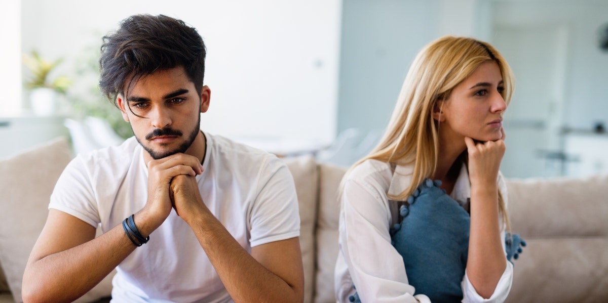 How Political Differences Can Affect Your Relationship couple arguing on couch