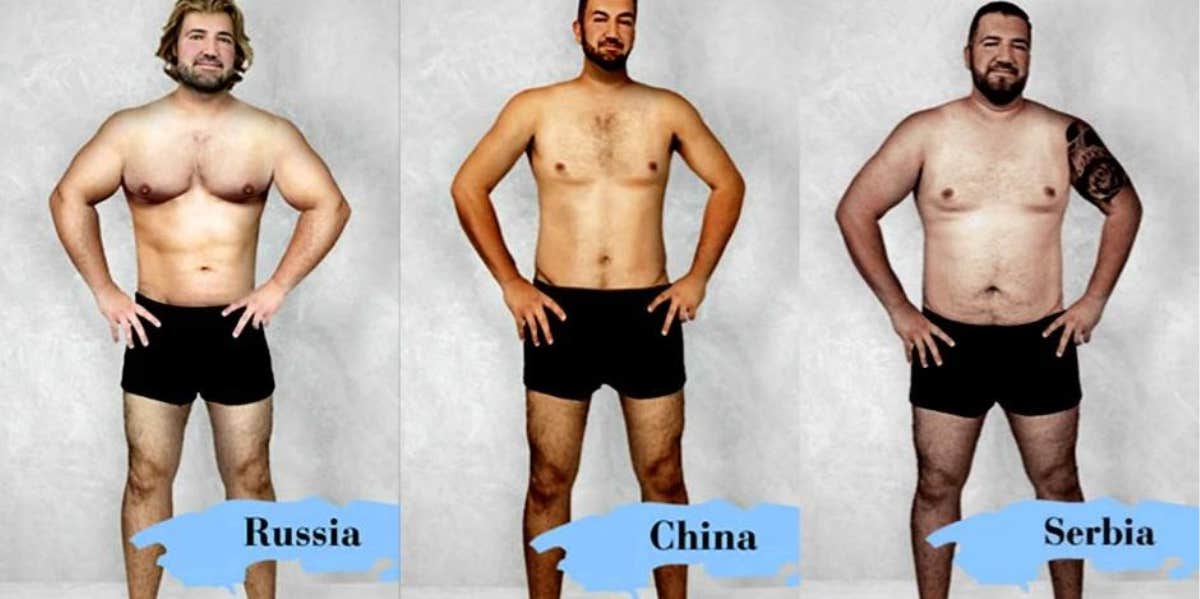 What perfect male body types look like around the world What perfect male body types look like around the world