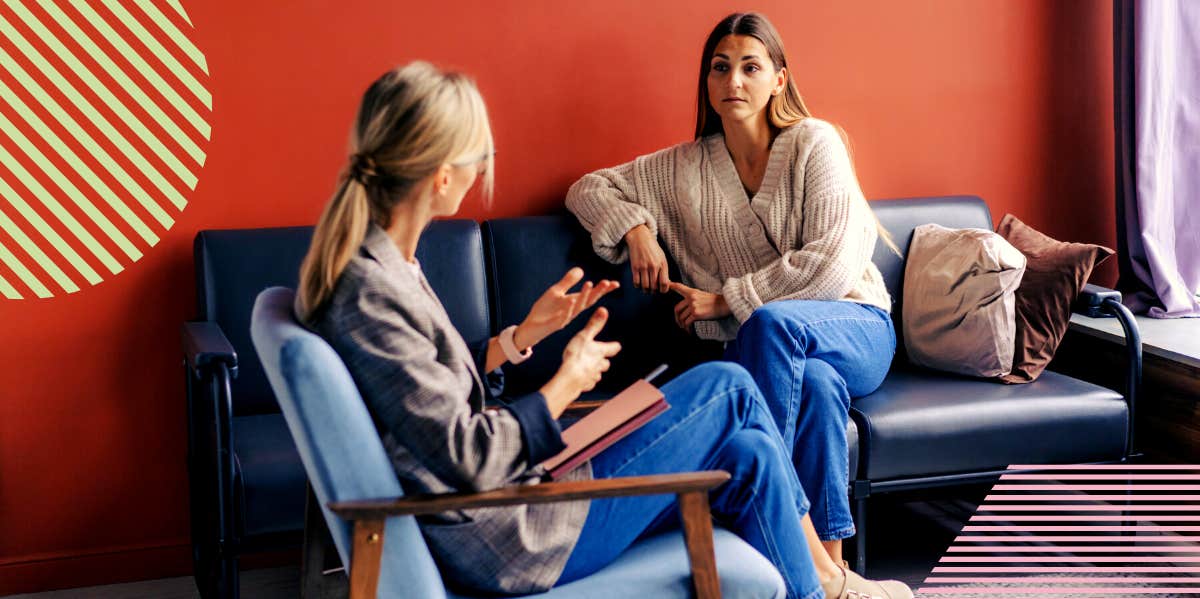 Should I Go To Therapy? 10 Questions To Determine If Therapy Is Right For You woman in therapy