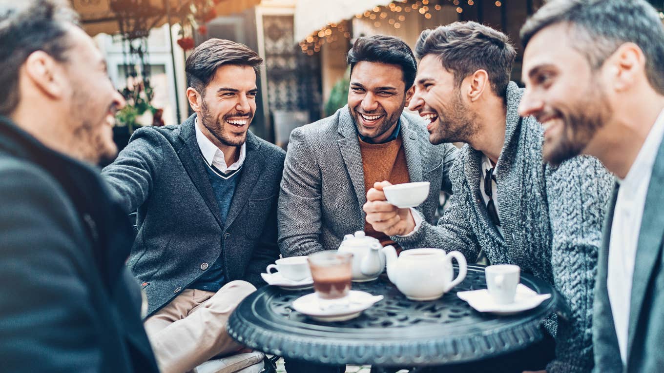 How Weak Ties On Social Networks Can Make You More Successful group of businessmen having a conversation
