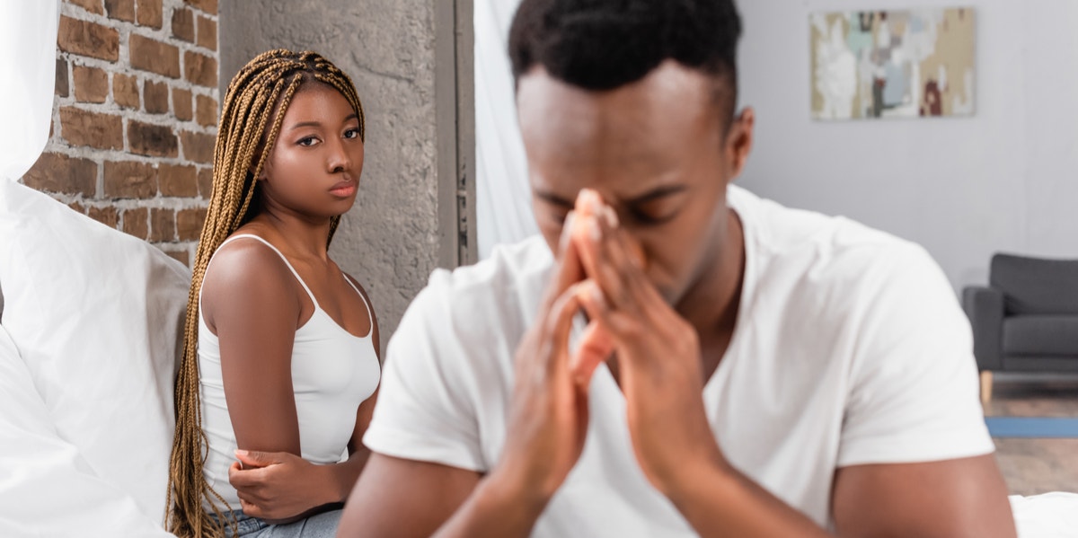 3 Reasons You Always Fall For Emotionally Unavailable Men — And How To Stop couple having problems